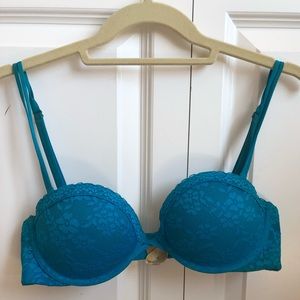 Aerie lacy blue push-up bra